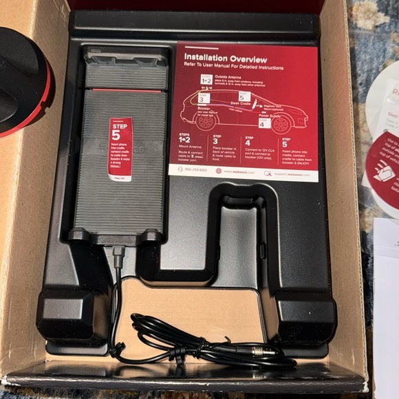 NWT weBoost Drive Sleek Vehicle Signal Booster (black) Kit CAR TRUCK VAN SUV - Picture 9 of 17